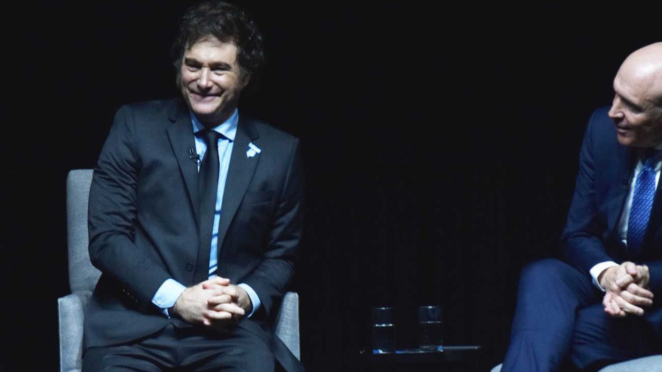 Luna Park presentación del libro de Javier Milei.