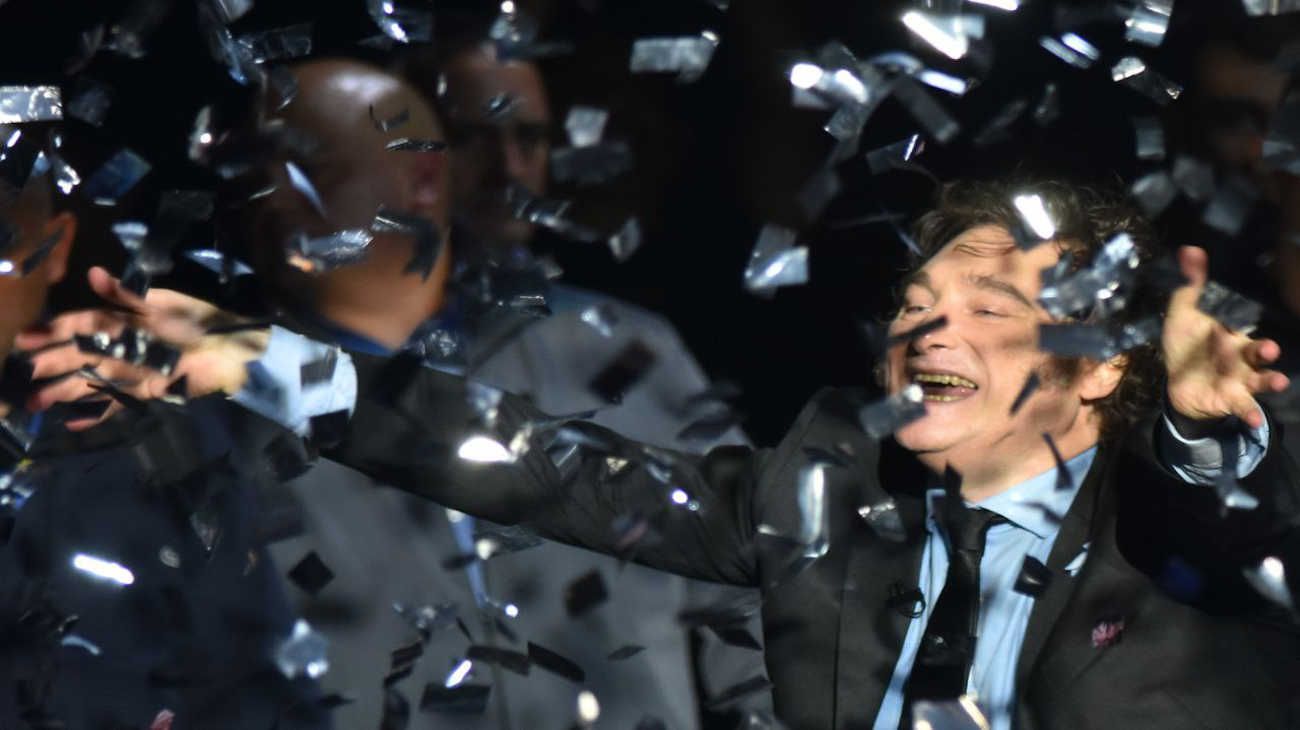 Luna Park presentación del libro de Javier Milei.