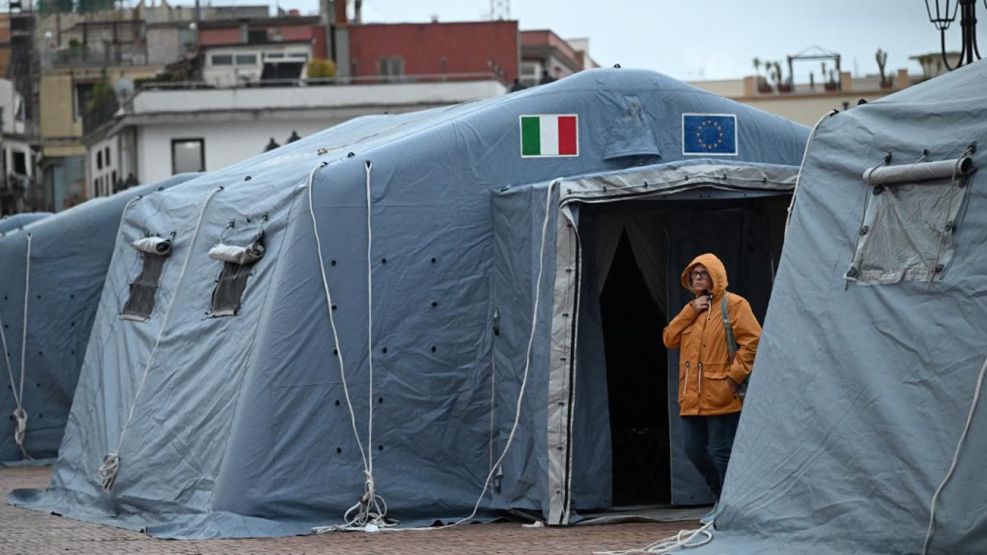 Temblores que afectan una zona volcánica del norte de Nápoles