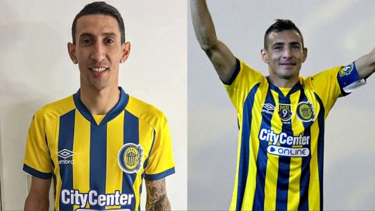 Di María y Marco Ruben Rosario Central