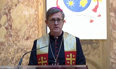 Monseñor Jorge García Cuerva, en el Tedeum del 25 de Mayo.