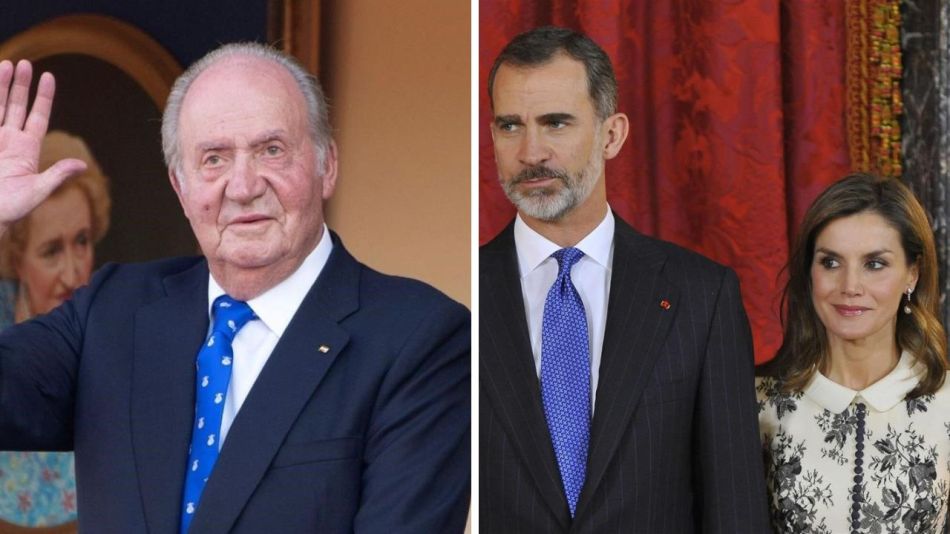 Juan Carlos I - Felipe VI y Letizia Ortiz 