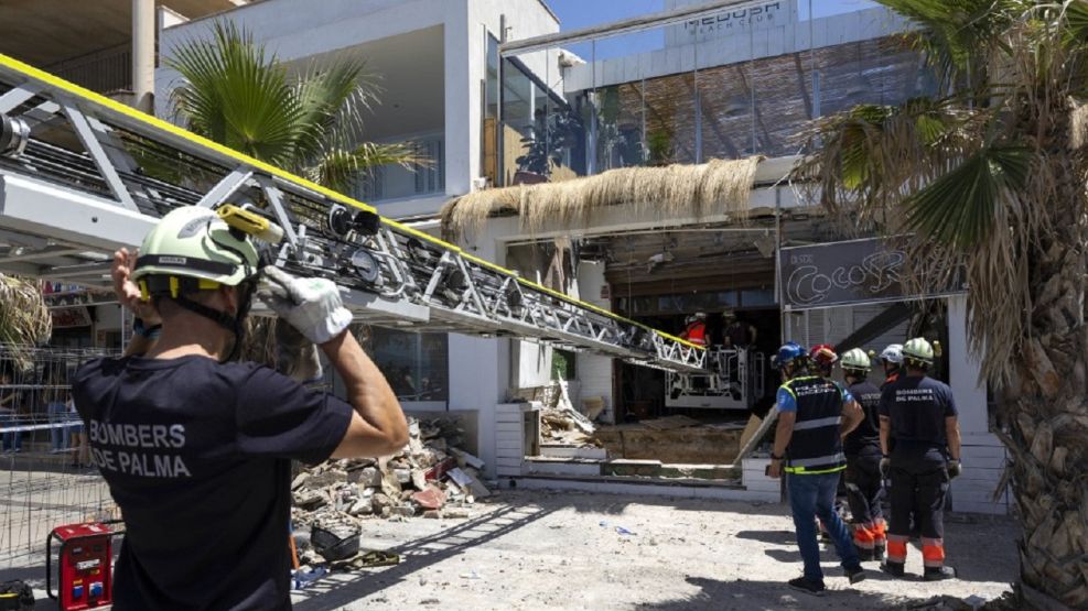 Mallorca: se derrumbó un club nocturno y hay 7 muertos