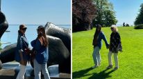 El espectacular viaje de Juliana Awada en familia por Dinamarca