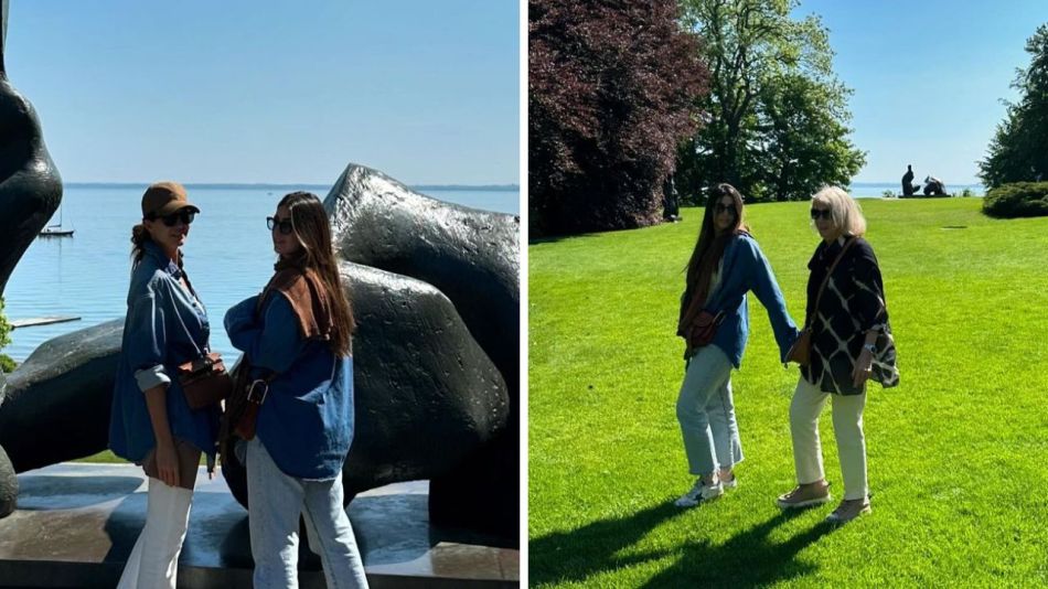 El espectacular viaje de Juliana Awada en familia por Dinamarca