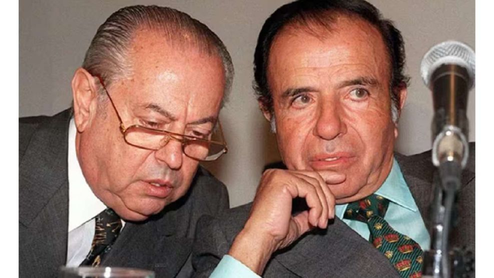 Carlos Corach y Carlos Menem 20240525