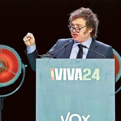 Milei en España | Foto:Cedoc