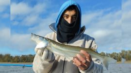 El frío no impidió que los pescadores se muevan por todo el país, con un pejerrey que fue la gran atracción en el mar como en las lagunas y el Río de la Plata.
