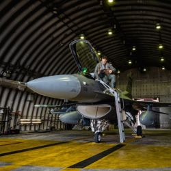 Así son las aeronaves de combate F-16 Fighting Falcon que compró el gobierno argentino a Dinamarca.