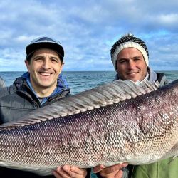 El fin de semana, el clima dejó un mar increíble que permitió disfrutar de muy buena pesca.    