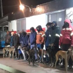 Todos los sospechosos fueron detenidos y multados.