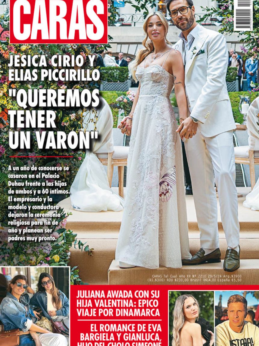 Jesica Cirio y Elías Piccirillo en la tapa de Caras: "Queremos tener un varón"