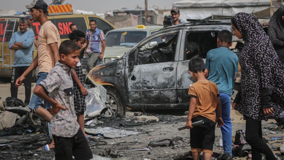 Dozens Killed as Israel Strikes Tent City in Rafah Assault