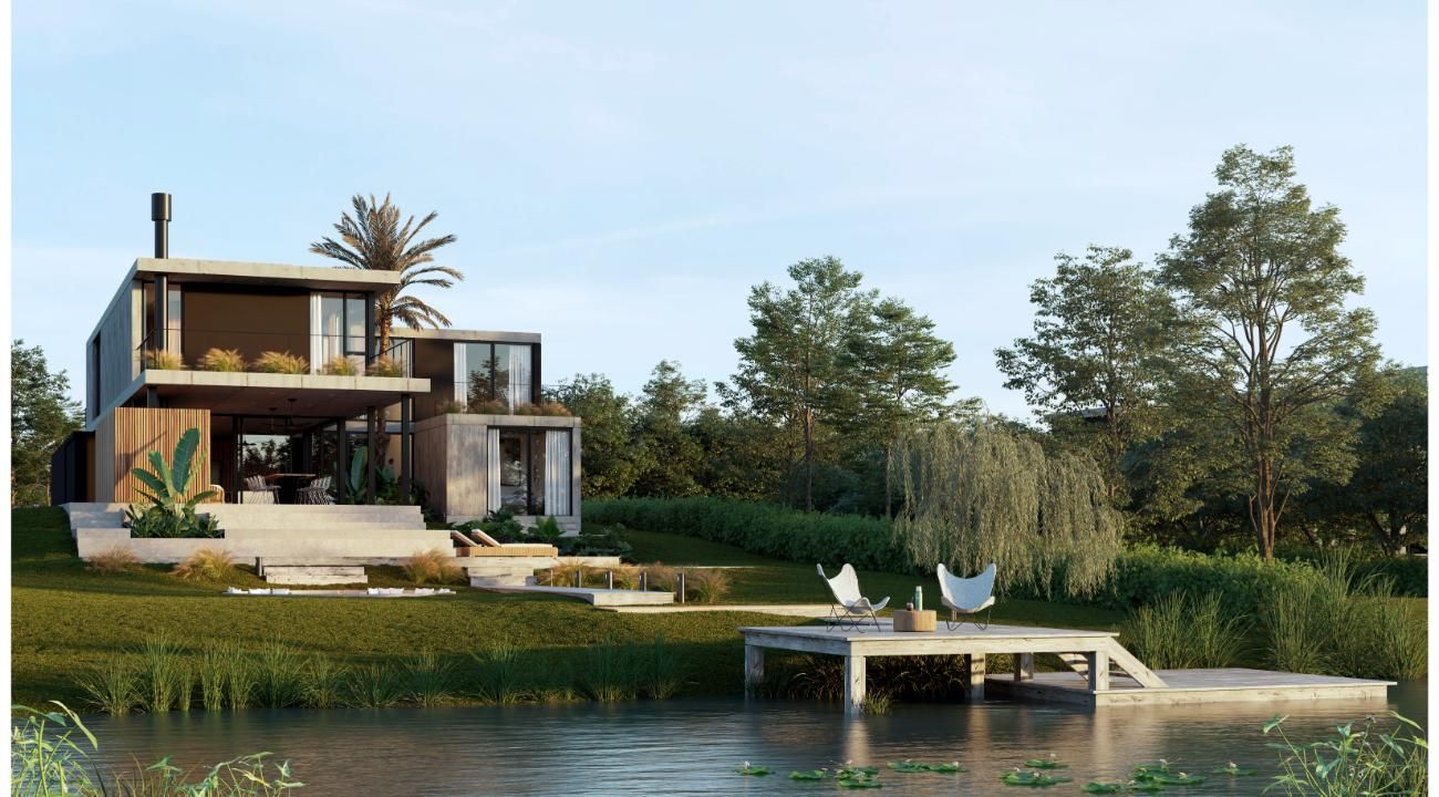 Una casa de fin de semana con muelle privado para salir directo al río Luján 