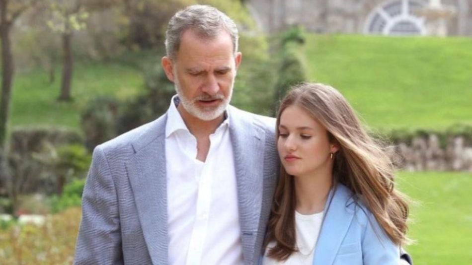 Felipe VI y Leonor de Borbón 