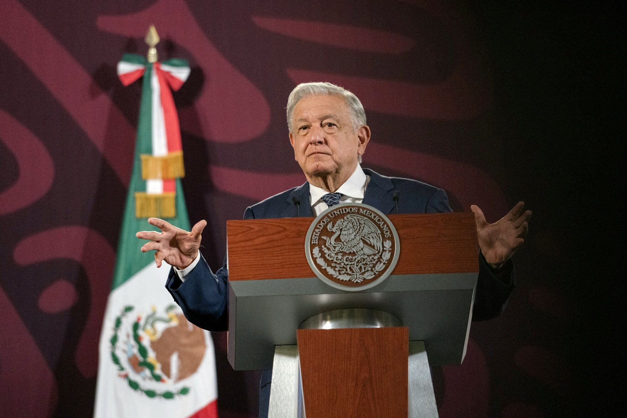 President Amlo Delivers Daily Press Briefing