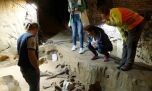 Increíble: un austríaco encontró esqueletos de mamuts en su bodega