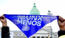 Marcha de Ni Una Menos en el Congreso 20240603
