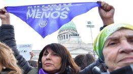 Marcha de Ni Una Menos en el Congreso 20240603