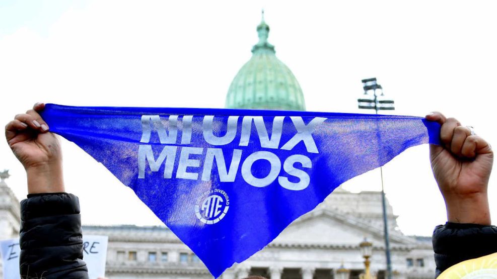 Marcha de Ni Una Menos en el Congreso 20240603