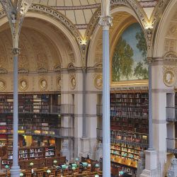 Sala Labrouste en la Biblioteca del Instituto Nacional de Historia del Arte, en París.