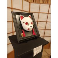Sculpture Mask en el complejo cultural y ambiental "Jardín Japonés"