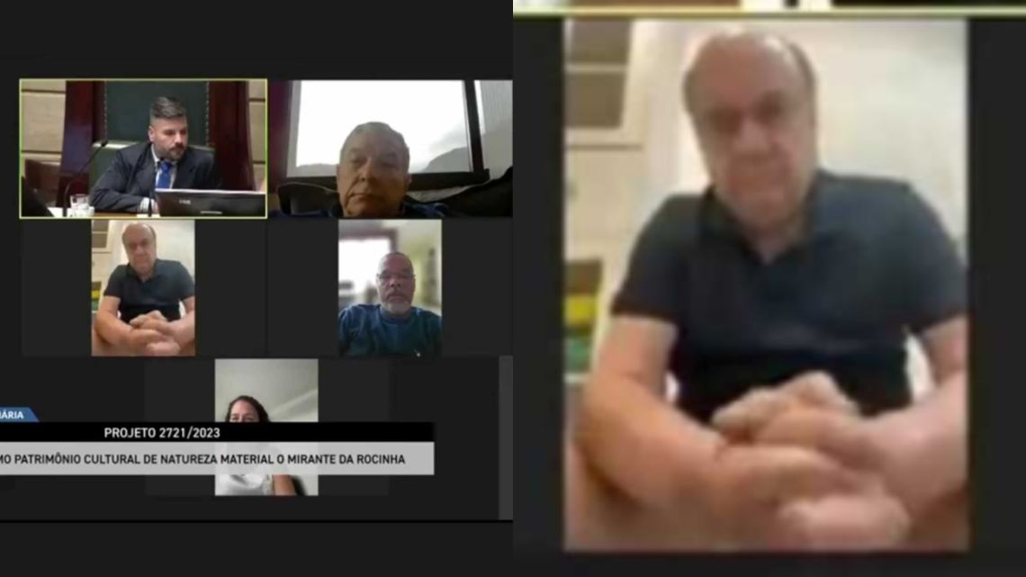 Ameri brasileño: concejal de Río de Janeiro participó de una reunión  virtual desde el inodoro y todos lo vieron