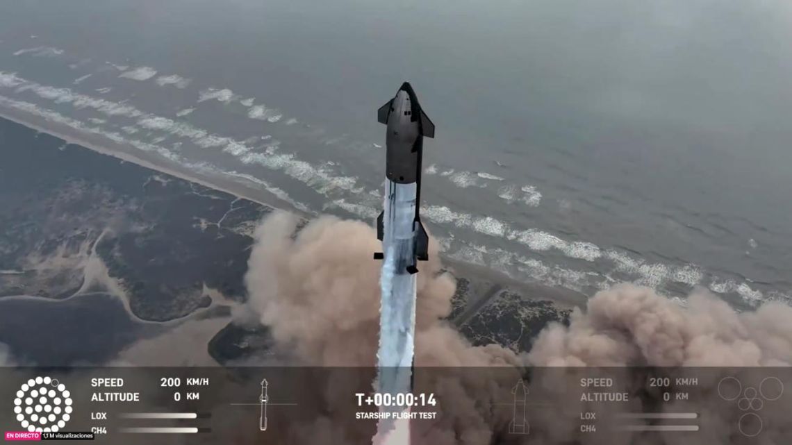 El cuarto lanzamiento del Starship fue un "logro impresionante", comunicó la empresa SpaceX de Elon Musk