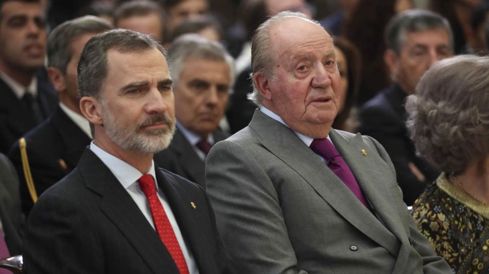 Felipe VI y Juan Carlos I 