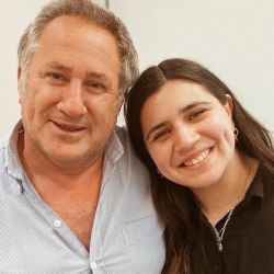 Ana Belén Mármora, pictured with Joaquín de la Torre.