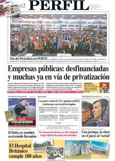 La tapa del Diario PERFIL del sábado 8 de junio de 2024