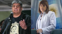 Patricia Bullrich y Pablo Moyano
