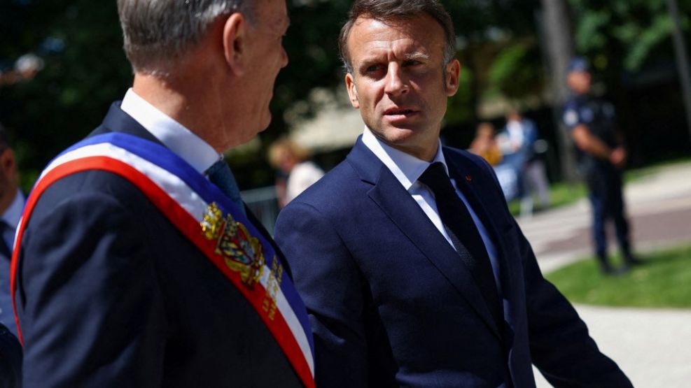 El presidente francés, Emmanuel Macron