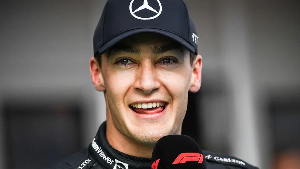 George Russell, hace sonreír a Mercedes en la F1.