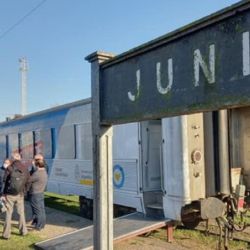 La estación de tren de Junín vuelve a recibir pasajeros.