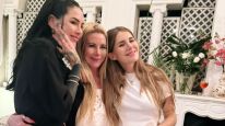 CANDE Y MICA TINELLI junto a su mamá SOLEDAD AQUINO