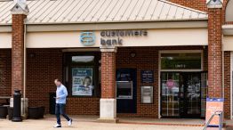 A Customers Bank Branch As Shares of US Regional Banks Rally