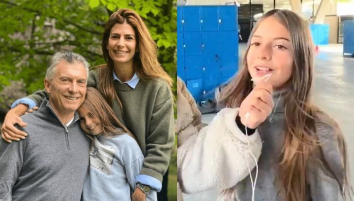 El video viral de Antonia, la hija de Mauricio Macri y Juliana Awada, que revolucionó la red