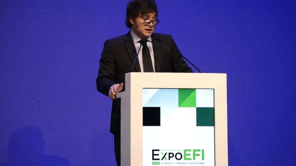 Javier Milei en EXPO EFI