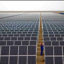 Será parte de la colosal red energética que China ha construido en los desiertos de Tengger y Gobi