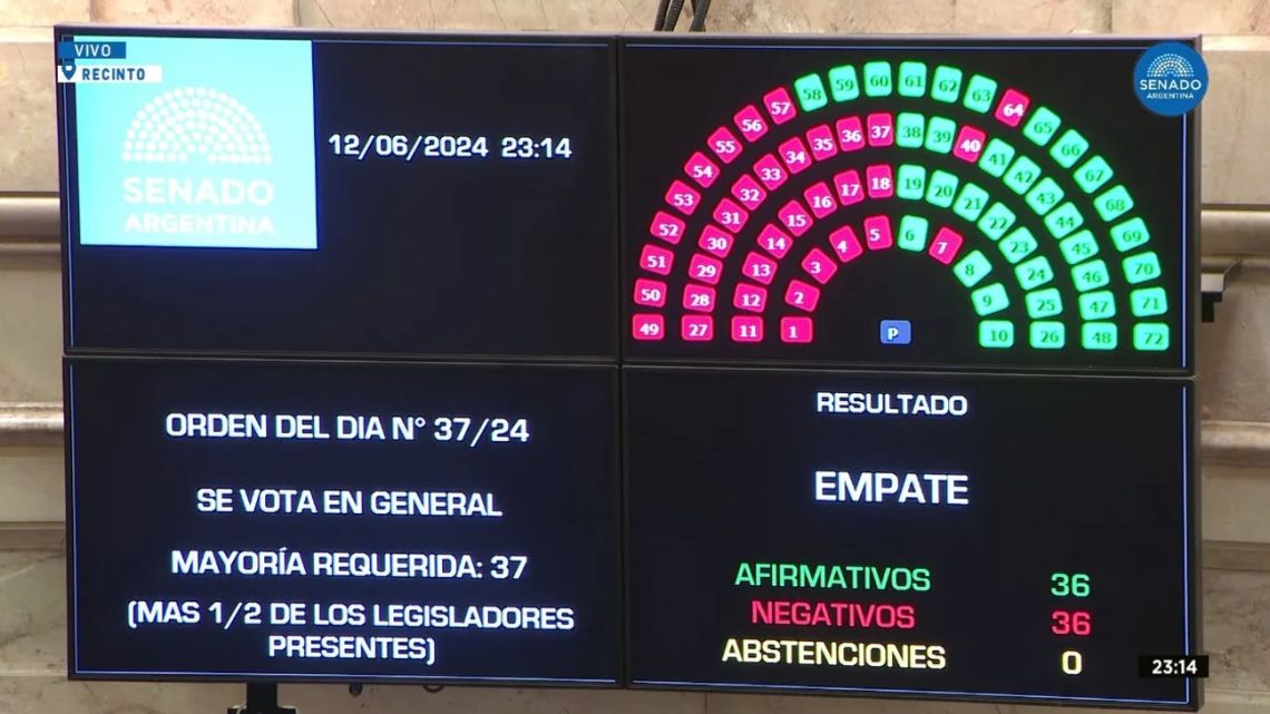 Ley de Bases wins Senate approval.