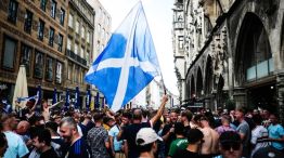 Escocia homenaje Maradona