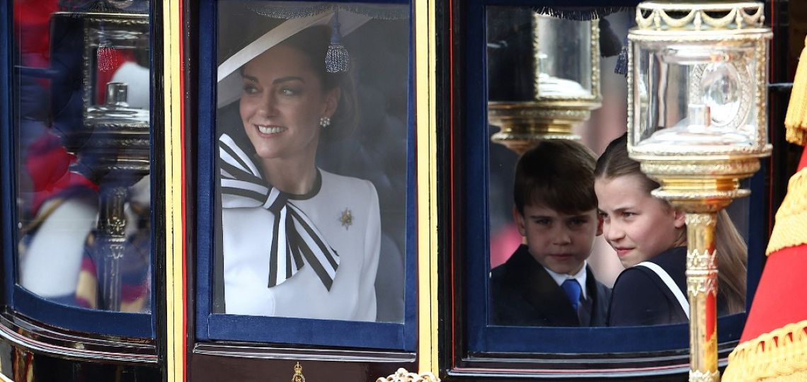 De blanco y sonriente: Kate Middleton volvió a la escena pública tras ser diagnosticada de cáncer