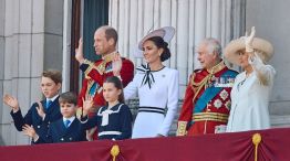 Reapareció Kate Middleton en el desfile por el cumpleaños de Carlos III