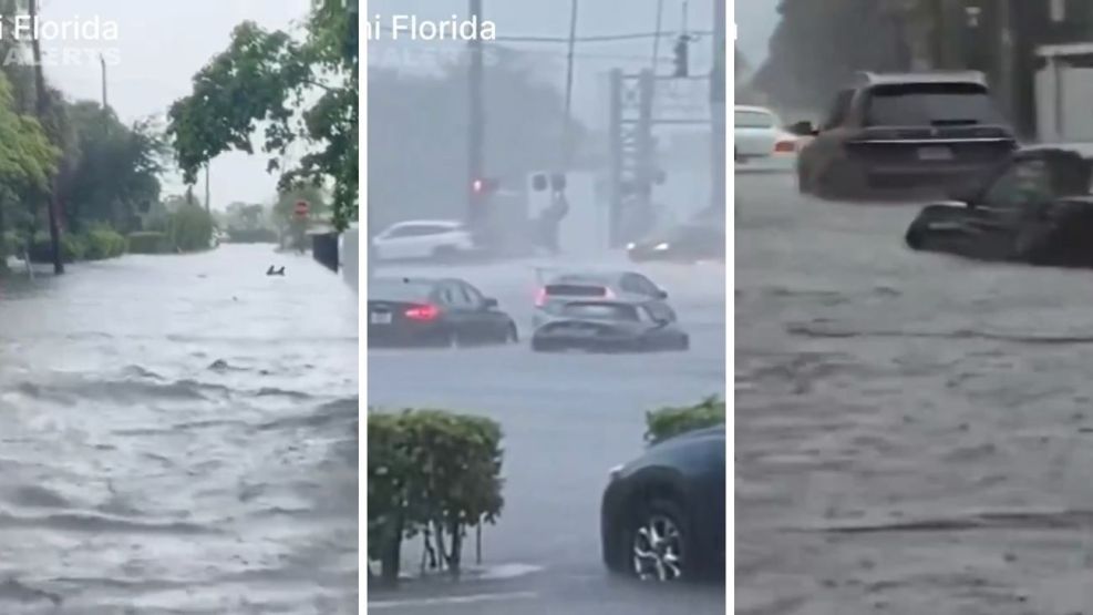 Inundaciones en Miami