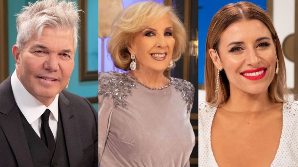 Fernando Burlando, Mirtha Legrand y Mariana Brey