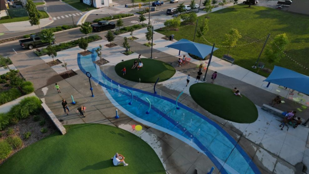 Brooklands Plaza Splash Pad