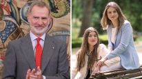 Felipe VI fue sorprendido por sus hijas, Leonor y Sofía: el discurso que lo emocionó