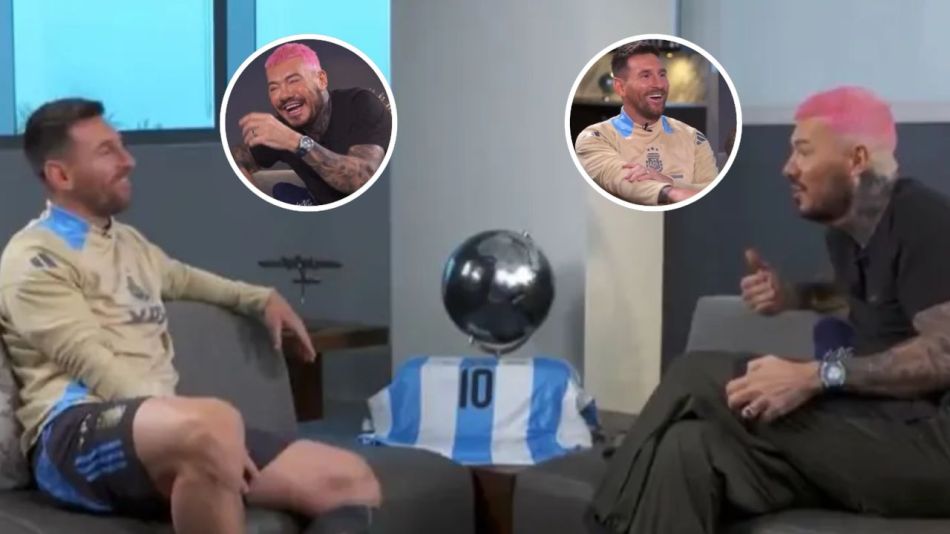 Lionel Messi y Marcelo Tinelli