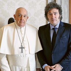 El Papa Francisco con Milei | Foto:CEDOC